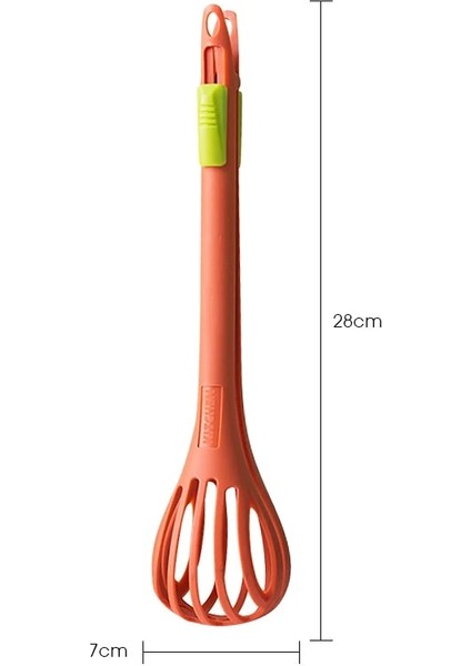 Turuncu Tarzı M Naylon Salata Maşası Mutfak Pişirme Yemek Servis Gereçleri Çırpma Yumurta Çırpıcı Mikser (Yurt Dışından)