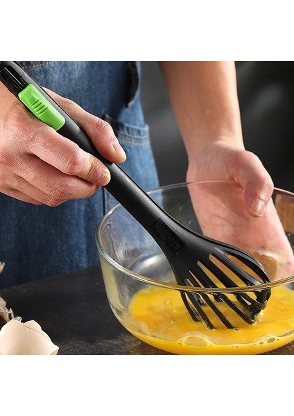 Turuncu Tarzı M Naylon Salata Maşası Mutfak Pişirme Yemek Servis Gereçleri Çırpma Yumurta Çırpıcı Mikser (Yurt Dışından)