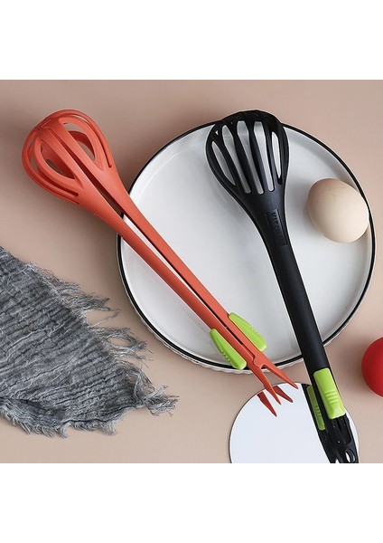Turuncu Tarzı M Naylon Salata Maşası Mutfak Pişirme Yemek Servis Gereçleri Çırpma Yumurta Çırpıcı Mikser (Yurt Dışından)