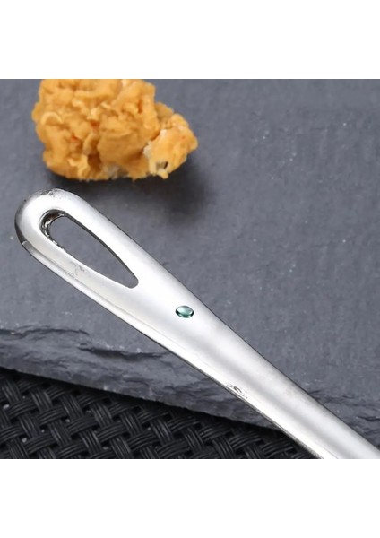 28CM Tarzı Servis Büfesi Klipsi Barbekü Kelepçesi Kaymaz Biftek Maşası Yemek Maşası Paslanmaz Çelik Barbekü Maşası Uzun Saplı (Yurt Dışından)