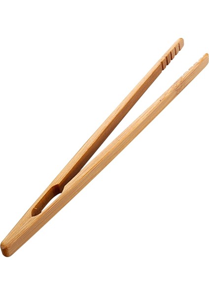 18CM Tarzı Bambu Ahşap Teaware Çay Klipleri Tost Maşası Tost Makinesi Mutfak Ahşap Barbekü Klip Simit Pastırma Sıkacağı Şeker Buzlu Çay Maşası 18CM (Yurt Dışından)