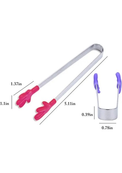 No.1 Tarzı 1 Adet Paslanmaz Çelik Isıya Dayanıklı Mutfak Maşası Kaymaz Silikon Ucu Maşa Gıda Maşası Mutfak Aletleri Barbekü Araçları Aksesuarları (Yurt Dışından) fiyatları