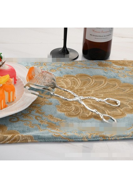 C Stili Gıda Maşası Kek Klip Meyve Salatası Kek Klipsi Altın Gümüş Cımbız Salata Ekmek Pasta Kelepçesi Pişirme Barbekü Aracı Mutfak Gereçleri (Yurt Dışından)