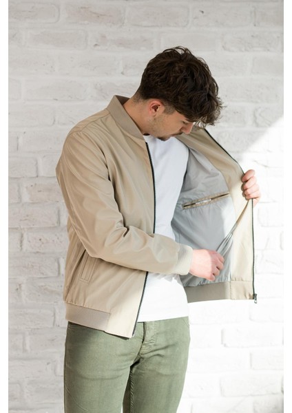 Fermuar Kapamalı Yan Cepli Içi Astarlı Regular Fit Baharlık Pilot Mont fiyatları