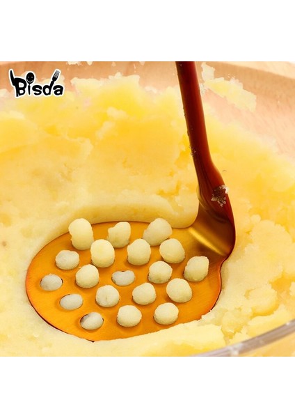 Kısa-Rosegold Stili Patates Ezici Paslanmaz Çelik Püresi Itici Mutfak Gereçleri Meyve Sebze Kırıcı Iki Stil Baskı Aparatı Pişirme Gadget'ı (Yurt Dışından) modelleri