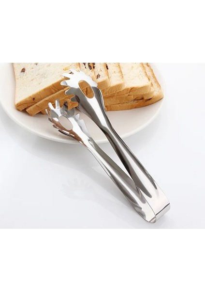 1 Adet Paslanmaz Çelik Spagetti Ekmek Makarna Klip Kelepçe Pişirme Araçları Mutfak Barbekü Tong Büfe Parti Salata Ikram Gereçleri Kx 248 (Yurt Dışından)