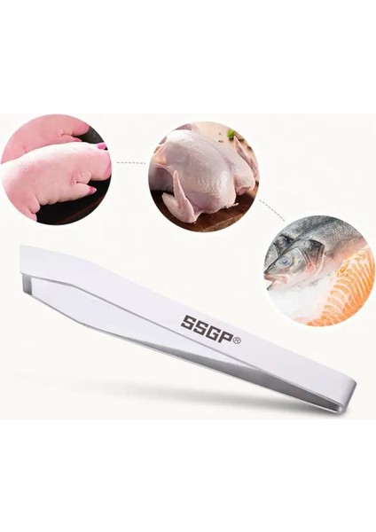 Eğik Ağız Stili 1 Adet Paslanmaz Çelik Domuz Saç Kesme Makinesi Çekme Tavuk Tüyü Klip Balık Kemikleri Saç Klipleri Cımbız Epilasyon Pense Mutfak Gadget (Yurt Dışından) fırsatları