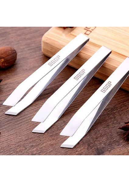 Eğik Ağız Stili 1 Adet Paslanmaz Çelik Domuz Saç Kesme Makinesi Çekme Tavuk Tüyü Klip Balık Kemikleri Saç Klipleri Cımbız Epilasyon Pense Mutfak Gadget (Yurt Dışından) indirimleri