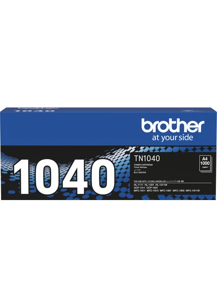 BROTHER TN-1040 Siyah Toner (1000 Sayfa)