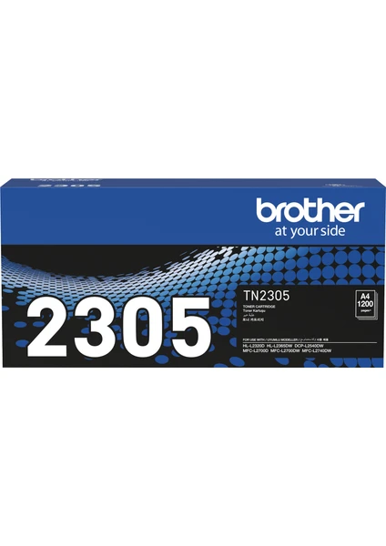 BROTHER TN-2305 Siyah Toner (1200 Sayfa)