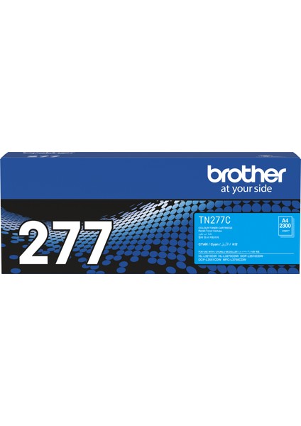 BROTHER TN-277C Mavi Toner (2300 Sayfa)