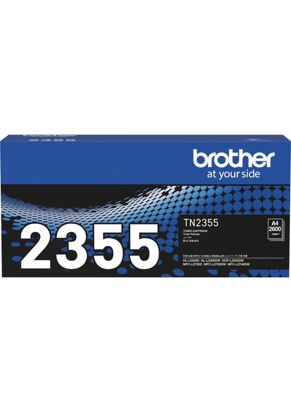 BROTHER TN-2355 Siyah Toner (2600 Sayfa)