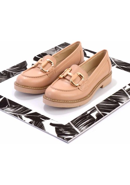 Nude Kadın Loafer Ayakkabı K01257067509