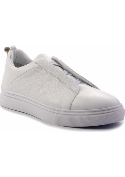 Beyaz Hakiki Deri Erkek Sneaker E01585712803 modelleri