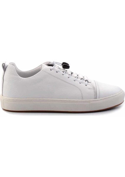 Beyaz Hakiki Deri Erkek Casual Ayakkabı E01380110903 fiyatları