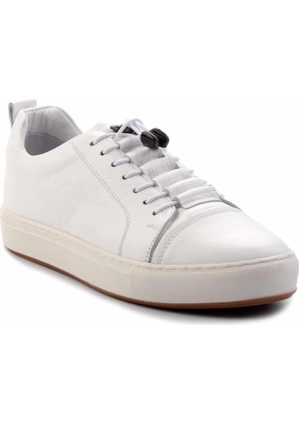Beyaz Hakiki Deri Erkek Casual Ayakkabı E01380110903 modelleri