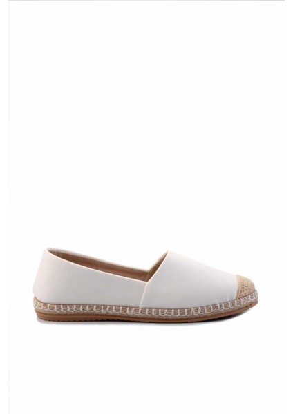 Beyaz Keten Kadın Espadril K01125010018 fiyatları