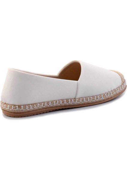 Beyaz Keten Kadın Espadril K01125010018 fırsatları