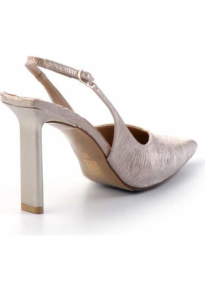 Rose Parlak Saten Kadın Abiye Ayakkabı K01209222238 modelleri