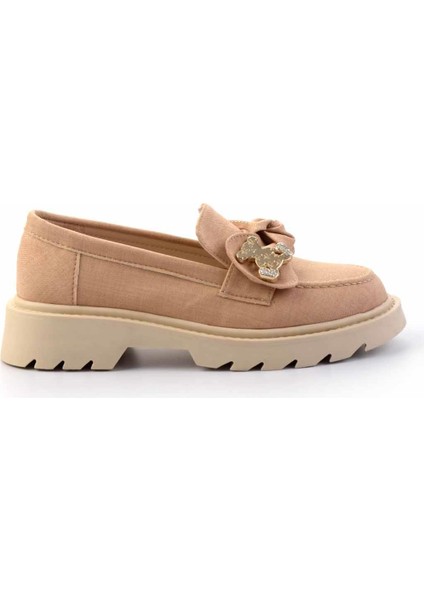 Nude Kumaş Kadın Loafer Ayakkabı K01246170804 fiyatları