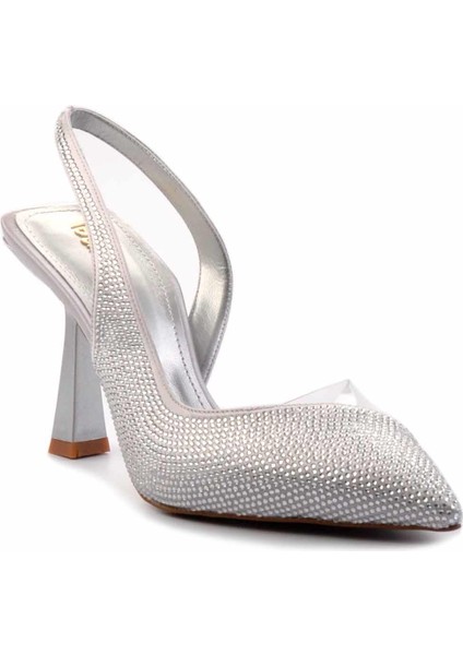 Lame Taşlı Kadın Abiye Ayakkabı K01231373087 modelleri