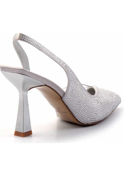 Lame Taşlı Kadın Abiye Ayakkabı K01231373087 fırsatları