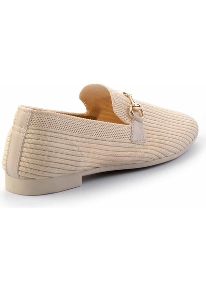 Bej Triko Kadın Loafer Ayakkabı K01320302682 fırsatları