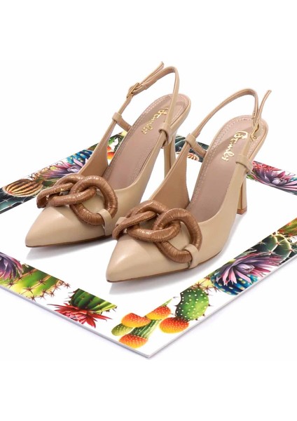 Nude Kadın Klasik Topuklu Ayakkabı K01188209309