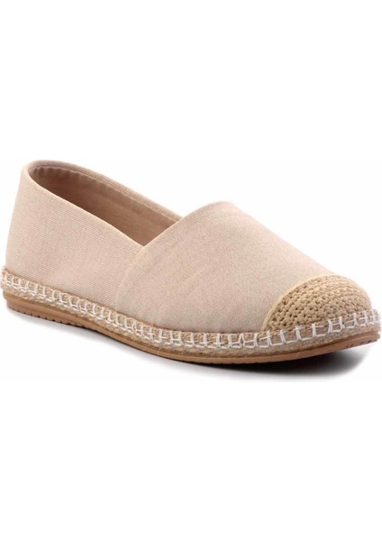 Bej Keten Kadın Espadril K01125010018