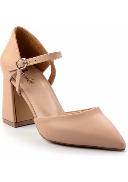 Bej Kadın Klasik Topuklu Ayakkabı K01231364009 modelleri