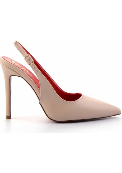 Bej Kadın Klasik Topuklu Ayakkabı K01209630009 fiyatları