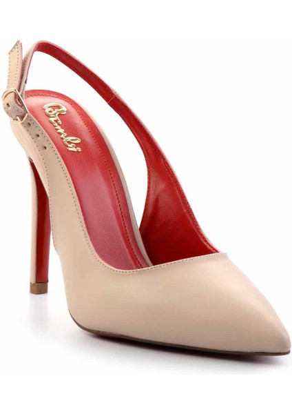 Bej Kadın Klasik Topuklu Ayakkabı K01209630009 modelleri