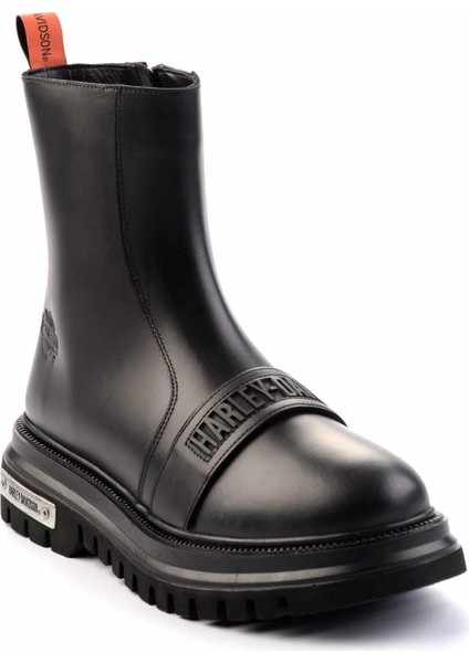 Black Hakiki Deri Erkek Bot & Bootie HD1777062403