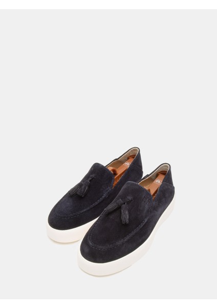 Erkek Ayakkabı-Koyu Lacivert