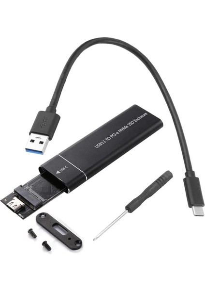 USB 3.1 Type C To Pcı-E M.2 Nvme SSD Harici Taşınabilir Kutu