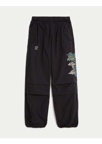 Yumuşak Dokulu Paraşüt Pantolon (6-16 Yaş) fırsatları