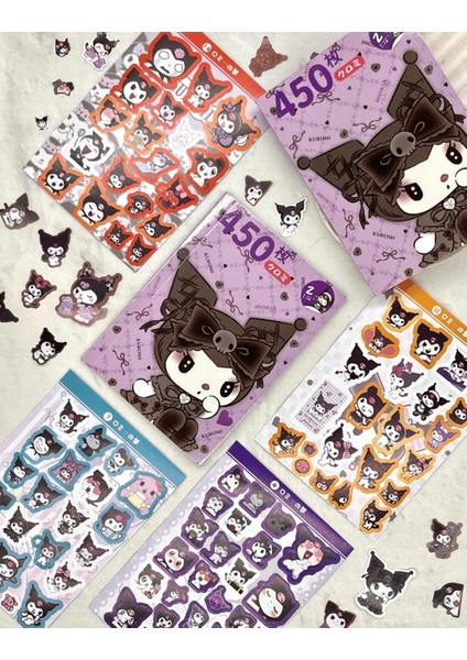 Sanrio Kuromi Karakteri Defter Sticker Bullet Journal Defter Süsleme Çıkartma fiyatları