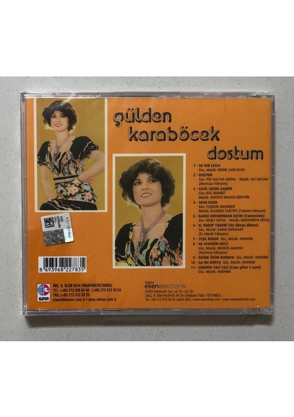 Gülden Karaböcek Dostum CD (Jelatininde Sıfır Cd)