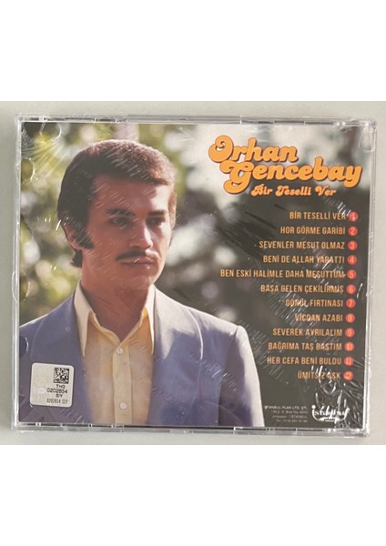 Orhan Gencebay Bir Teselli Ver CD (Jelatininde Sıfır Cd)