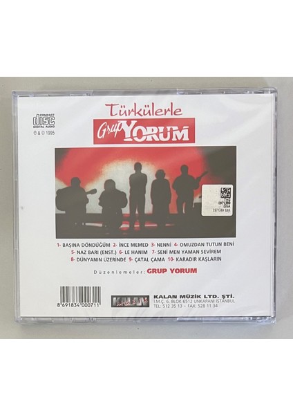 Grup Yorum Türkülerle CD (Jelatininde Sıfır Cd)