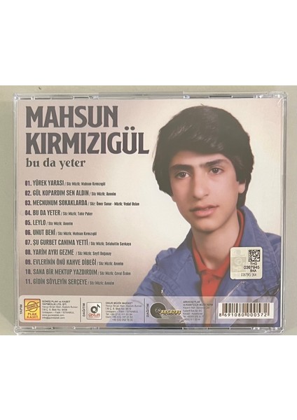 Mahsun Kırmızıgül Bu Da Yeter CD (Jelatininde Sıfır Cd)