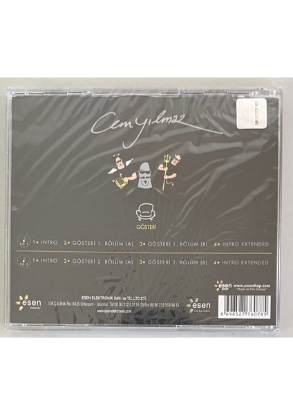 Cem Yılmaz Gösteri 1-2 Çift CD (Jelatininde Sıfır Cd)