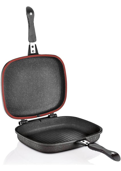 Dikdörtgen 32 Cm Double Grill Pan