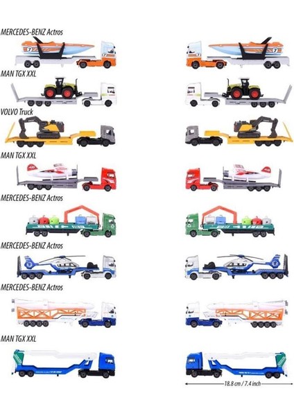 Taşıyıcı Tırlar - Man Tgx Xxl, Kırmızı 212053302 indirimleri