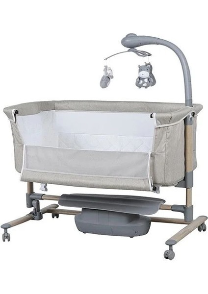 4091 Carmela Elektrikli Anne Yanı Beşik 57x93 cm Bej