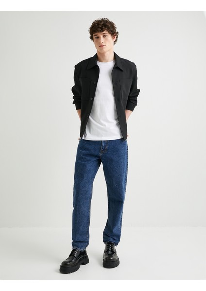 Gömlek Ceket Klasik Yaka Cep Detaylı Düğmeli fiyatları