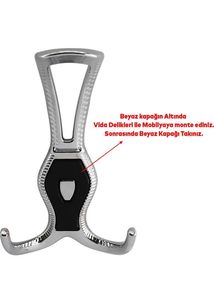 Galata Askı Portmanto Metal Vestiyer Duvar Dolap Elbise Askısı Krom Siyah Mobilya Askılığı Aparat indirimleri