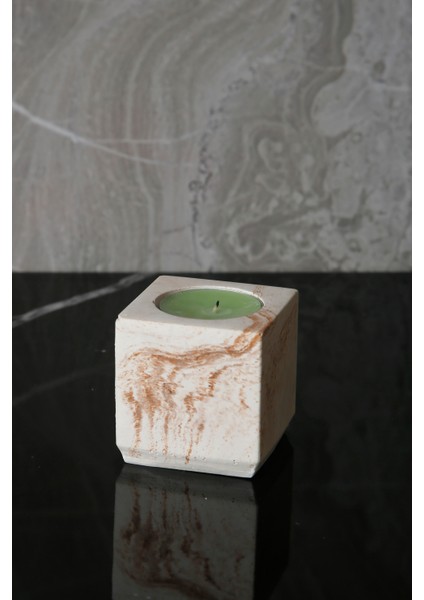 7 Parça Mermer Desenli Beton Banyo Seti Sıvı Sabunluk Diş Fırçalık Pamukluk Saksı Mumluk indirimleri