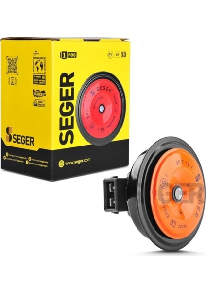 Seger SEGER-50F Midi Disk Korna 12V (Didit), Ince Ses
