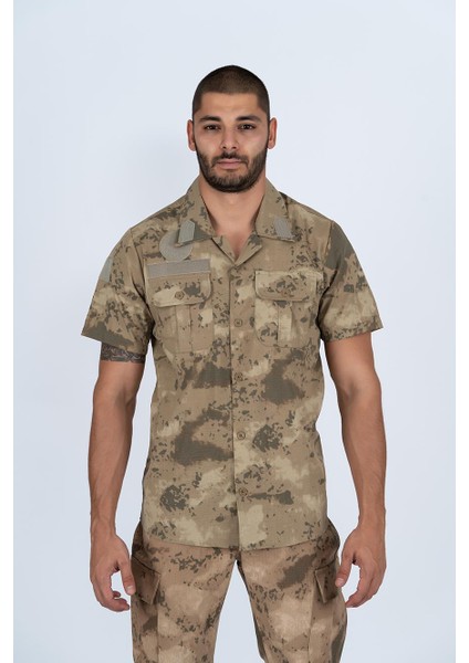 Gömlek Kısa Kol Kamuflaj - 421